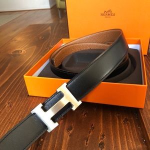 Reversible Hermès belt men size 32